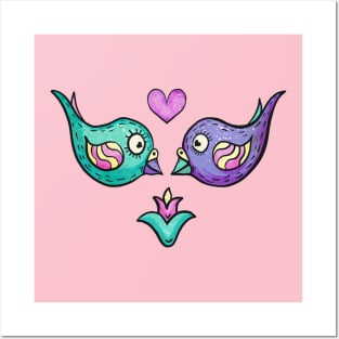 Love Birds Posters and Art